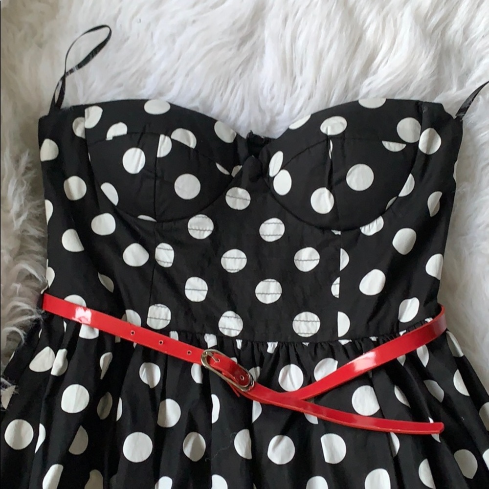 🖤👗 SEDUCTION Polka dots dress NWOT